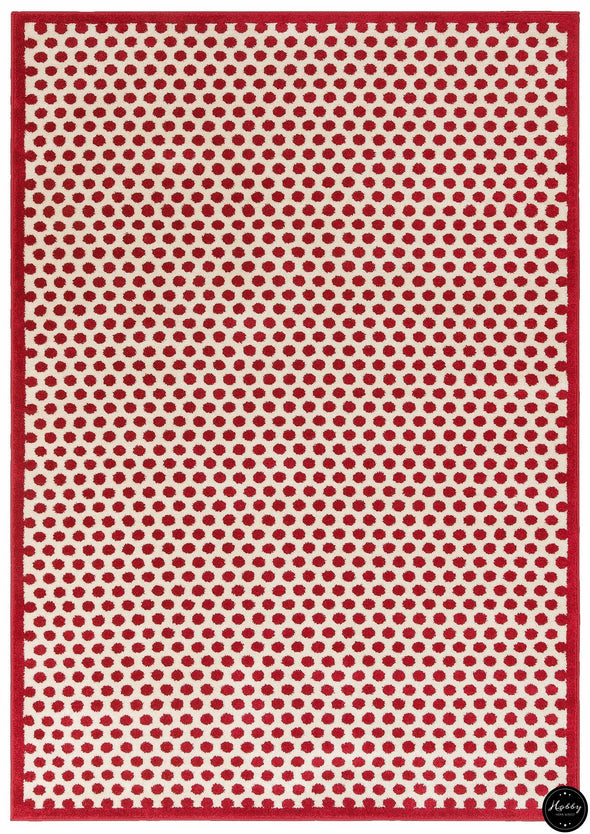 Covor Dots, roșu 280x390 cm