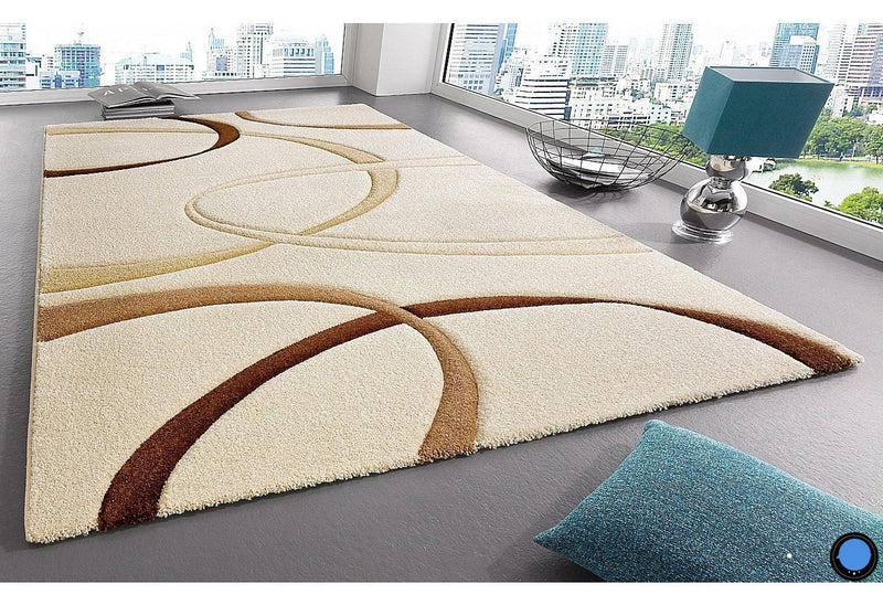 Covor Circles, bej, 160x230 cm