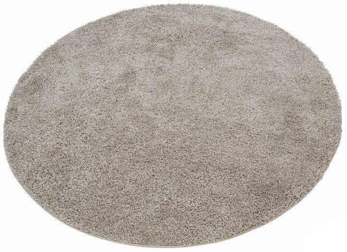Covor rotund Shaggy, gri