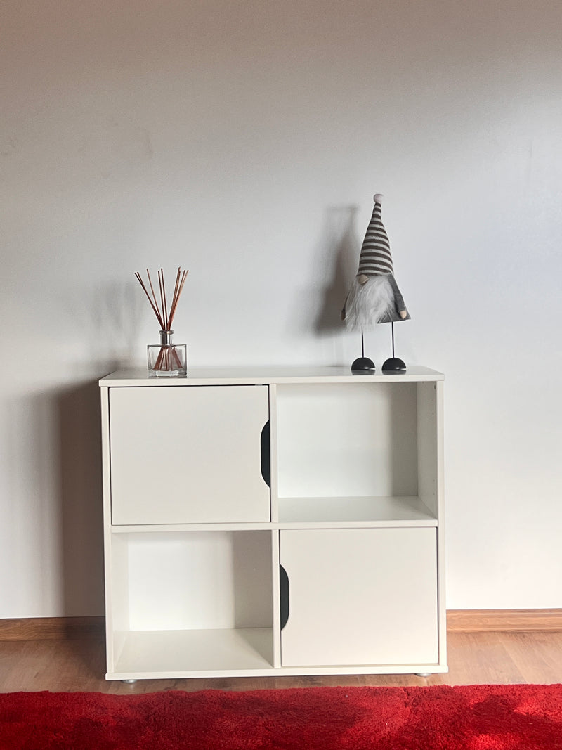 Comoda Lüttenhütt »Robin« din Mdf alb, 80 cm latime - LunaHome.ro