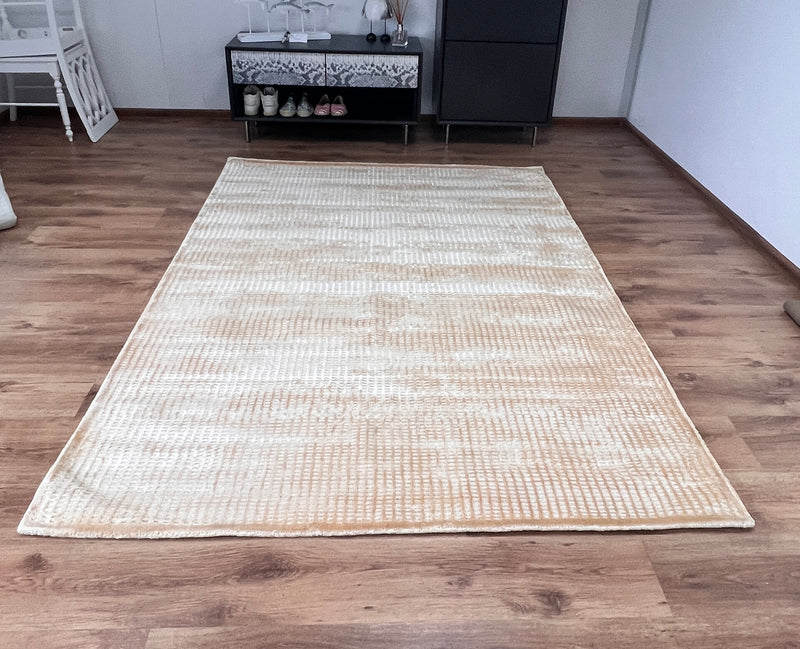 Covor Avasia cu model 3D, aspect stralucitor din viscoza, 160x230 cm - LunaHome.ro