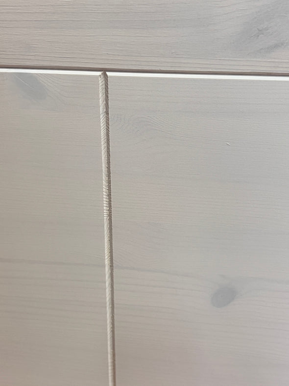 Banca »Bertram« din lemn de pin alb rustic, 46 cm inaltime - LunaHome.ro