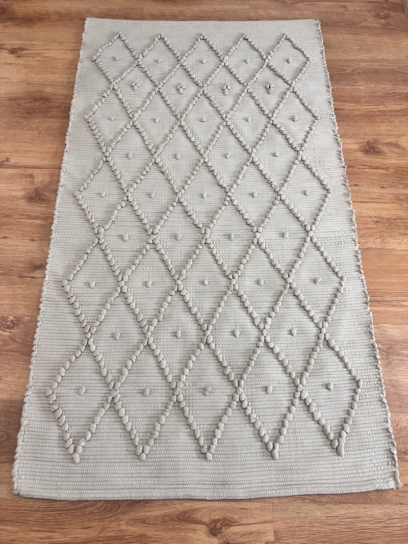 Covor traversa Blau Engel din materiale reciclate, gri 60x90 cm - LunaHome.ro