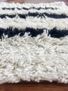 Covor din lana naturala LeGer cu aspect Boho crem 60x90 cm - LunaHome.ro