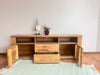Comoda TV Woltra »Celle« cu fronturi din lemn de stejar, 160 cm latime - LunaHome.ro