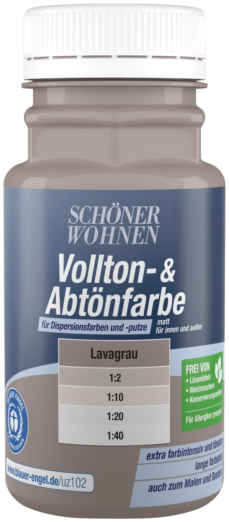 Vopsea manuală SCHÖNER WOHNEN, gri 0,13 l - LunaHome.ro